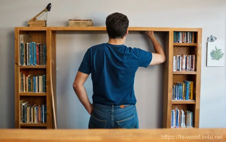 나사 및 못 선택법 - **Prompt:** A person in their late 20s or early 30s, dressed in a casual but practical outfit (jeans...